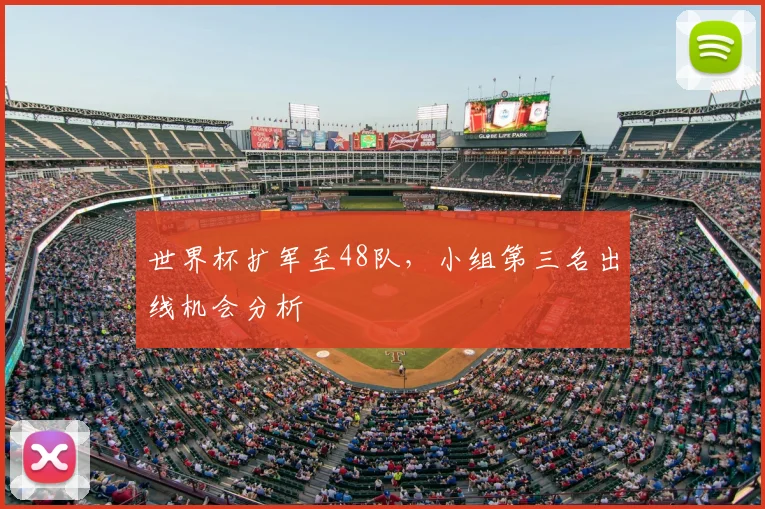 世界杯扩军至48队,小组第三名出线机会分析