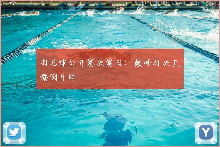 羽毛球公开赛决赛日：巅峰对决直播倒计时